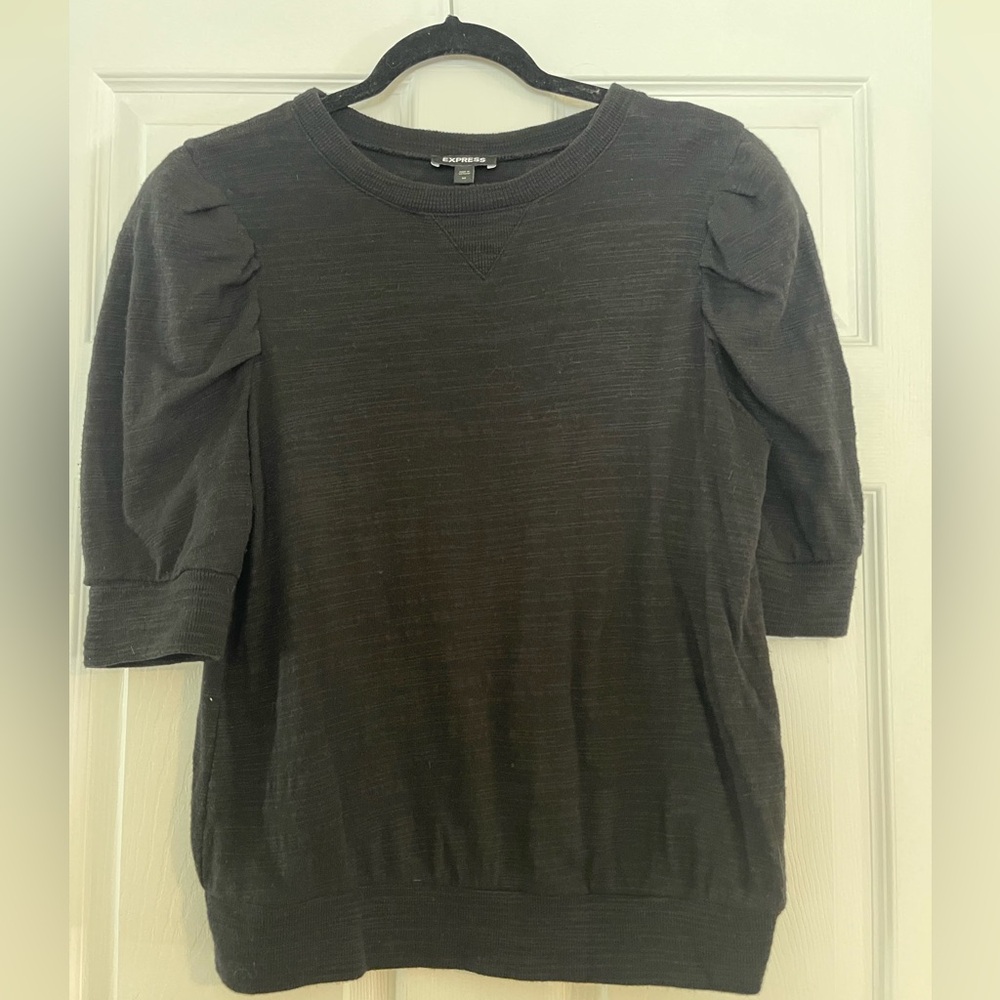 Express Black Sweater Top